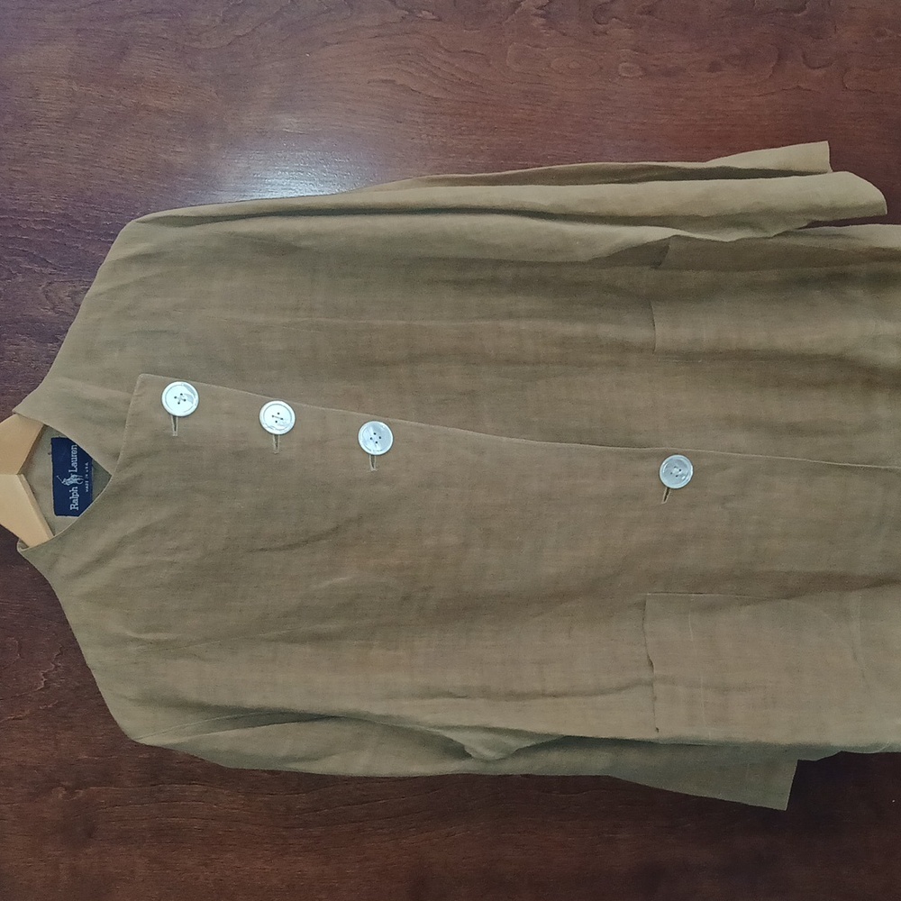 Vintage Ralph Lauren Purple Label Heavyweight Linen Suit
